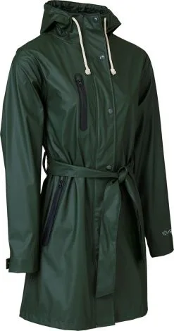 ELKA Rainwear Elka Elements Recycled Regnjakke Dame - Oliven -Tilbud Try Ski Butik 026201