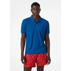 Helly Hansen Ocean Polo T-shirt Herre - Deep Fjord -Tilbud Try Ski Butik 34207 606 3 onbody1