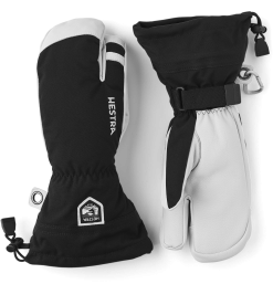 Hestra Army Leather Heli Ski 3-finger Skihandsker Dame / Herre