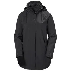 Helly Hansen W Valentia Raincoat - Black