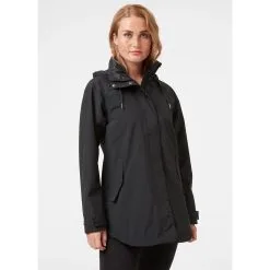 Helly Hansen W Valentia Raincoat - Black -Tilbud Try Ski Butik 53420 990 3 onbody1