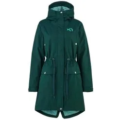 Kari Traa Tvinde Parka Damejakke - Pine Dark Green