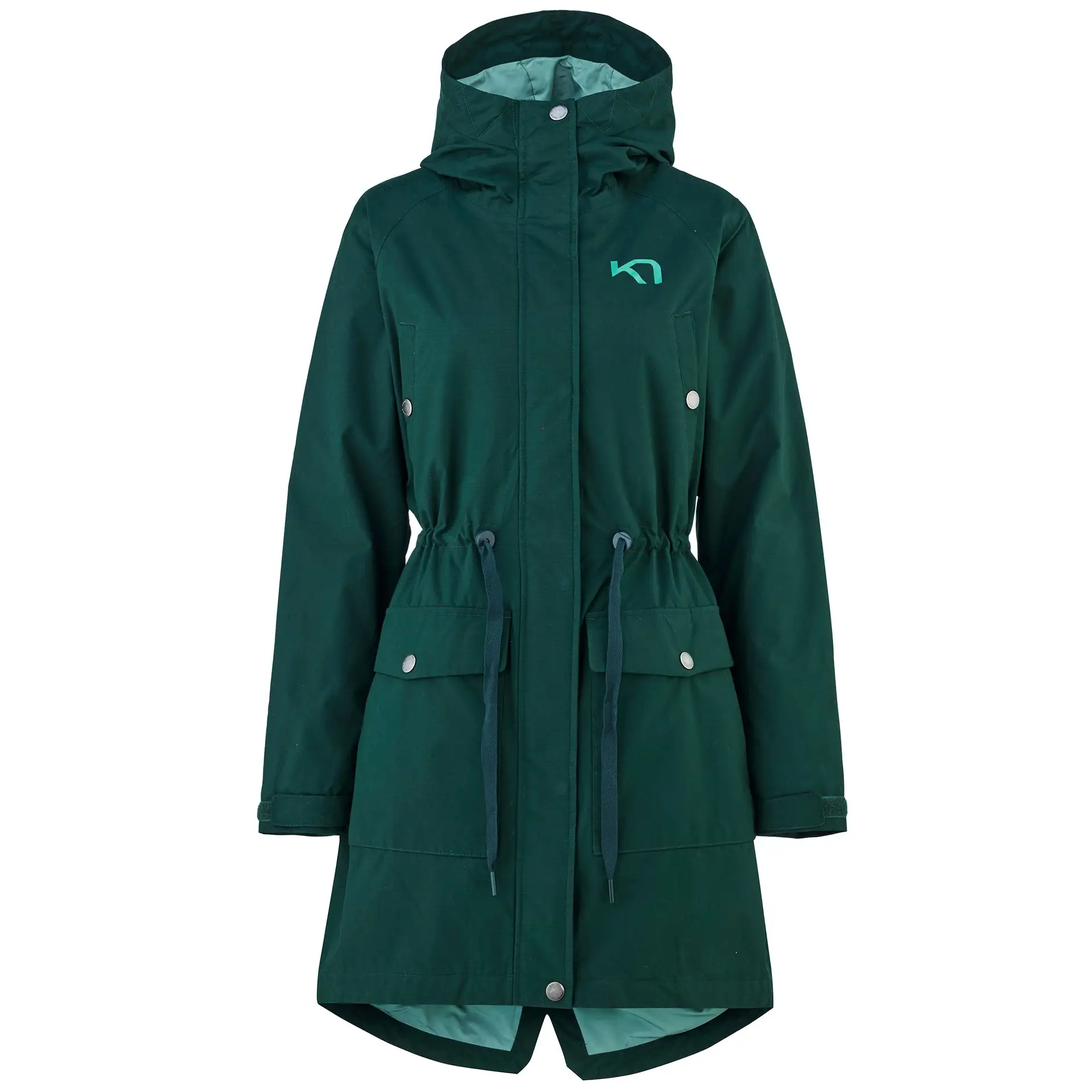 Kari Traa Tvinde Parka Damejakke - Pine Dark Green 1 Kari Traa Tvinde Parka Damejakke - Pine Dark Green