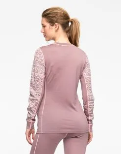 Kari Traa Hjerte Skiundertøj Sæt Dame -Tilbud Try Ski Butik 622600 Hjerte Long Sleeve TAUPE MODEL 2 Karitraa d597a18d 5a3b 441d 867c b1a1a4376fc9