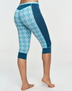 Kari Traa Rose Capri Skiunderbukser -Tilbud Try Ski Butik 622679 Rose Wool Capri Merino Wool FROST MODEL 2 Karitraa