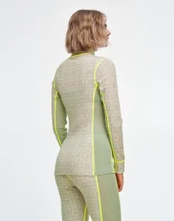 Kari Traa Rose H/Z Højhalset Skiundertrøje Med Lynlås – 100% Merinould -Tilbud Try Ski Butik 622691 ROSE HALF ZIP SLATE MODEL 2 Karitraa 1