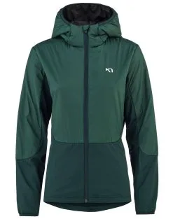 Kari Traa Sanne Hybrid Jakke Dame - Pine Dark Green