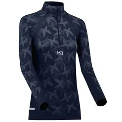 Kari Traa Butterfly LS Langærmet Trænings T-shirt -Tilbud Try Ski Butik 622786 marin product 1