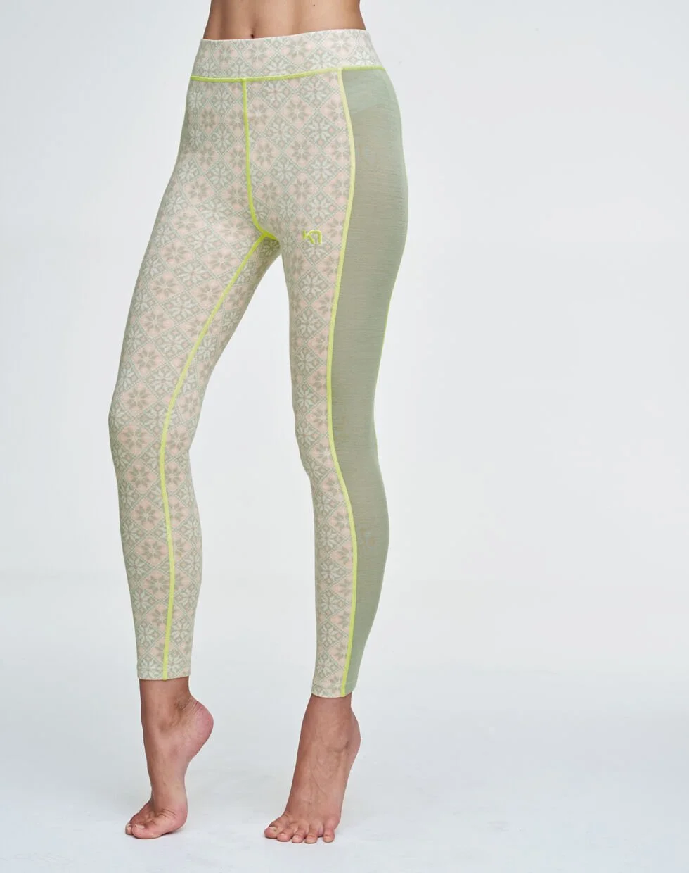 Kari Traa Rose High Waist Pant - Højtaljede Skiunderbukser 2 Kari Traa Rose High Waist Pant - Højtaljede Skiunderbukser - Billede 2