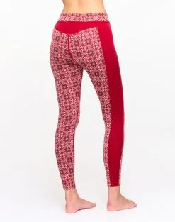 Kari Traa Rose H/Z Skiundertøj Sæt Dame - 100% Merinould -Tilbud Try Ski Butik 622873 Rose Wool High Waist Pant Merino Wool RED MODEL 2 Karitraa 1 90628355 94ed 47d8 b0cc 81e9aeb058fc