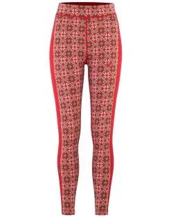 Kari Traa Rose High Waist Pant - Højtaljede Skiunderbukser 45 Kari Traa Rose High Waist Pant - Højtaljede Skiunderbukser -Tilbud Try Ski Butik 622873 Rose Wool High Waist Pant Merino Wool RED PRODUCT 1 Karitraa 1