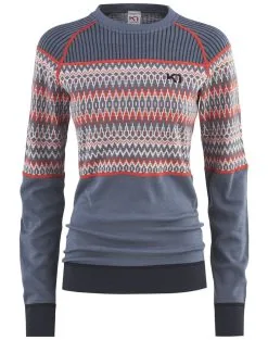 Kari Traa Silja LS Langærmet Uldtrøje – 100 % Merinould