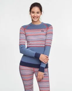 Kari Traa Silja LS Skiundertøj Sæt Dame 14 Kari Traa Silja LS Skiundertøj Sæt Dame -Tilbud Try Ski Butik 622910 Silja Wool Long Sleeve Merino Wool SAIL MODEL 1 Karitraa
