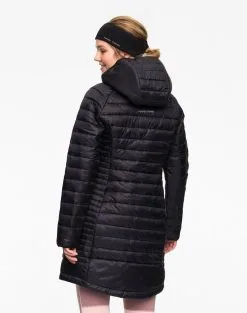 Kari Traa Aada PrimaLoft Lang Jakke Dame - Black -Tilbud Try Ski Butik 623071 AADA PRIMALOFT LONG JACKET BLACK MODEL 2 Karitraa