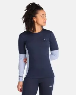 Kari Traa Elenore Longsleeve Langærmet Trøje -Tilbud Try Ski Butik 623156 Marin Model 1