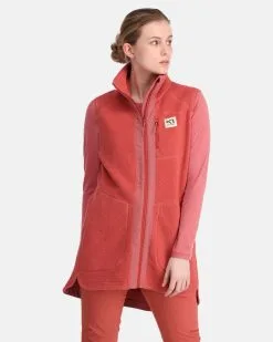 Kari Traa Sanne Pile Vest Long -Tilbud Try Ski Butik 623269 Cedar Model 1