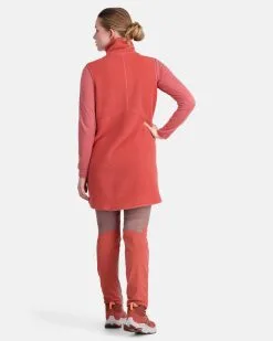 Kari Traa Sanne Pile Vest Long -Tilbud Try Ski Butik 623269 Cedar Model 4