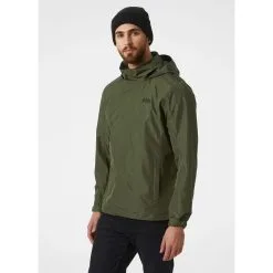 Helly Hansen Dubliner Regnjakke Herre - Utility Green -Tilbud Try Ski Butik 62643 431 3 onbody1