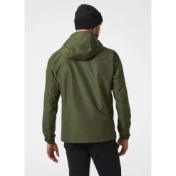 Helly Hansen Dubliner Regnjakke Herre - Utility Green -Tilbud Try Ski Butik 62643 431 3 onbody2