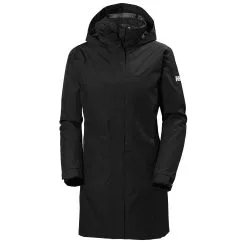 Helly Hansen Women's Aden Insulated Rain Coat - Black