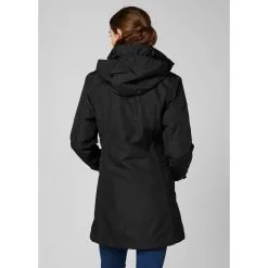 Helly Hansen Women's Aden Insulated Rain Coat - Black -Tilbud Try Ski Butik 62649 990 3 onbody2