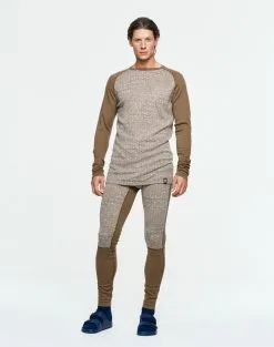 Bula Geo Merino Wool Crew Skiundertrøje Herre -Tilbud Try Ski Butik 720510 GEO MERINO WOOL CREW MOSS MODEL 3 Bula