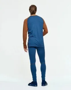 Bula Geo Merino Wool Crew Skiundertrøje Herre -Tilbud Try Ski Butik 720510 GEO MERINO WOOL CREW WALNUT MODEL 4 Bula