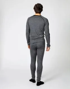 Bula Retro Wool Crew Skiundertrøje Herre -Tilbud Try Ski Butik 720573 Retro Merino Wool Crew BLACKM MODEL 4 Bula