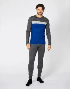 Bula Retro Wool Crew Skiundertrøje Herre -Tilbud Try Ski Butik 720573 Retro Merino Wool Crew LAPIS MODEL 3 Bula
