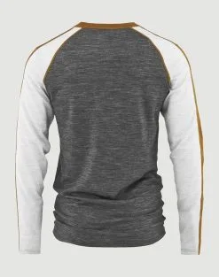 Bula Retro Wool Crew Skiundertrøje Herre -Tilbud Try Ski Butik 720573 Retro Merino Wool Crew RUBBRM PRODUCT 2 Bula