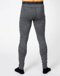 Bula Retro Wool Pants Uldunderbukser Herre -Tilbud Try Ski Butik 720574 Retro Merino Wool Pants GREY MODEL 2 Bula