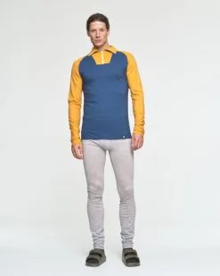 BULA Retro Wool Mix H/Z Skiundertrøje Herre - Denim -Tilbud Try Ski Butik 720579 Retro Merino Wool HZ DENIM MODEL 3 Bula