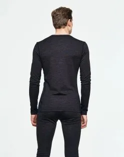 Bula Base Crew Skiundertrøje Herre 14 Bula Base Crew Skiundertrøje Herre -Tilbud Try Ski Butik 720730 Base Crew BLACK MODEL 2 Bula
