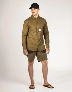 Bula Camper LS Shirt Langærmet Vandreskjorte Herre -Tilbud Try Ski Butik 720774 Camper LS Shirt MOSS MODEL 3 Bula