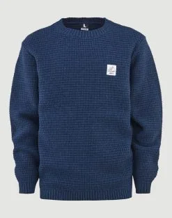 Bula Skeg Wool Sweater Striktrøje Herre -Tilbud Try Ski Butik 720795 Skeg Wool Sweater DENIM PRODUCT 1 Bula