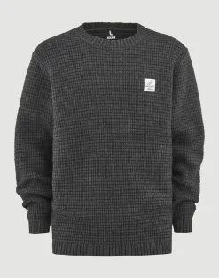 Bula Skeg Wool Sweater Striktrøje Herre -Tilbud Try Ski Butik 720795 Skeg Wool Sweater DGREY PRODUCT 1 Bula