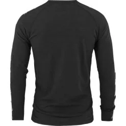 Bula Tape Merino Crew - Black -Tilbud Try Ski Butik Bula TapeMerinoWoolCrew BlackRear