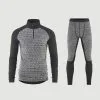 Bula Geo Merino Wool Half Zip Skiundertøj Sæt Herre