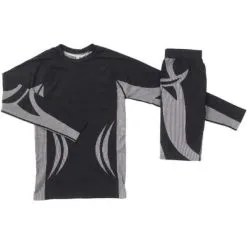 Cold/Typhoon Cold Seamless JR Skiundertøj Børn - Sort/Grå