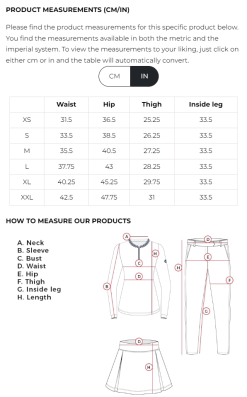 Cross Sportswear Pro Pants Regnbukser Dame -Tilbud Try Ski Butik Cross sportswear storrelsesguide tommer