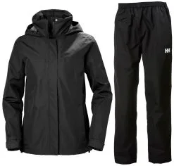 Helly Hansen Aden Regnsæt Dame - Sort