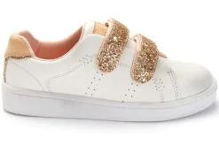 Hulabalu Shimmer JR Velcro - Hvid