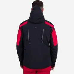 Kjus Men Force Jacket Skijakke Herre - Black / Carmine -Tilbud Try Ski Butik K00045 K0004501 MB