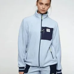 Kari Traa Røthe Fleece Trøje / Jakke -Tilbud Try Ski Butik KariTraa RotheMidlayer MistyFront