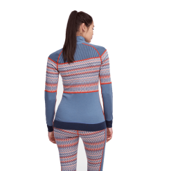 Kari Traa Silja Wool Half-Zip – 100 % Merinould -Tilbud Try Ski Butik KariTraa SiljaHZ SailPigeRear