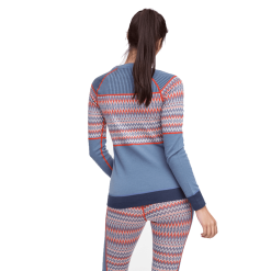 Kari Traa Silja LS Langærmet Uldtrøje – 100 % Merinould -Tilbud Try Ski Butik KariTraa SiljaLS SailPigeRear