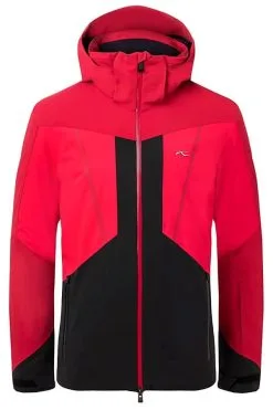 Kjus Boval Jacket Skijakke Herre - Currant Red / Scarlet