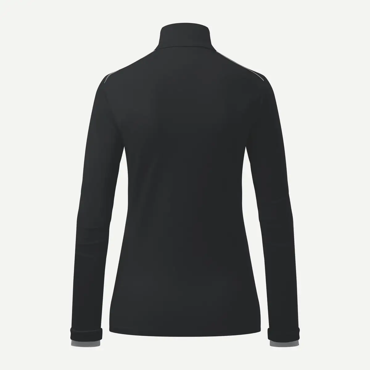 Kjus Feel Woman Halfzip Skiundertrøje Dame - Black Melange 2 Kjus Feel Woman Halfzip Skiundertrøje Dame - Black Melange - Billede 2
