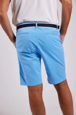 Sebago DKS Belted Bermuda Shorts -Tilbud Try Ski Butik SKM3154 air blue10201