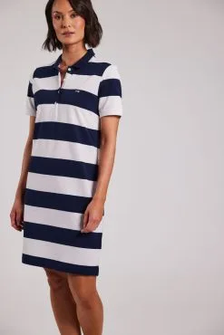 Sebago Pique Dress -Tilbud Try Ski Butik SKW8608 navy white3244